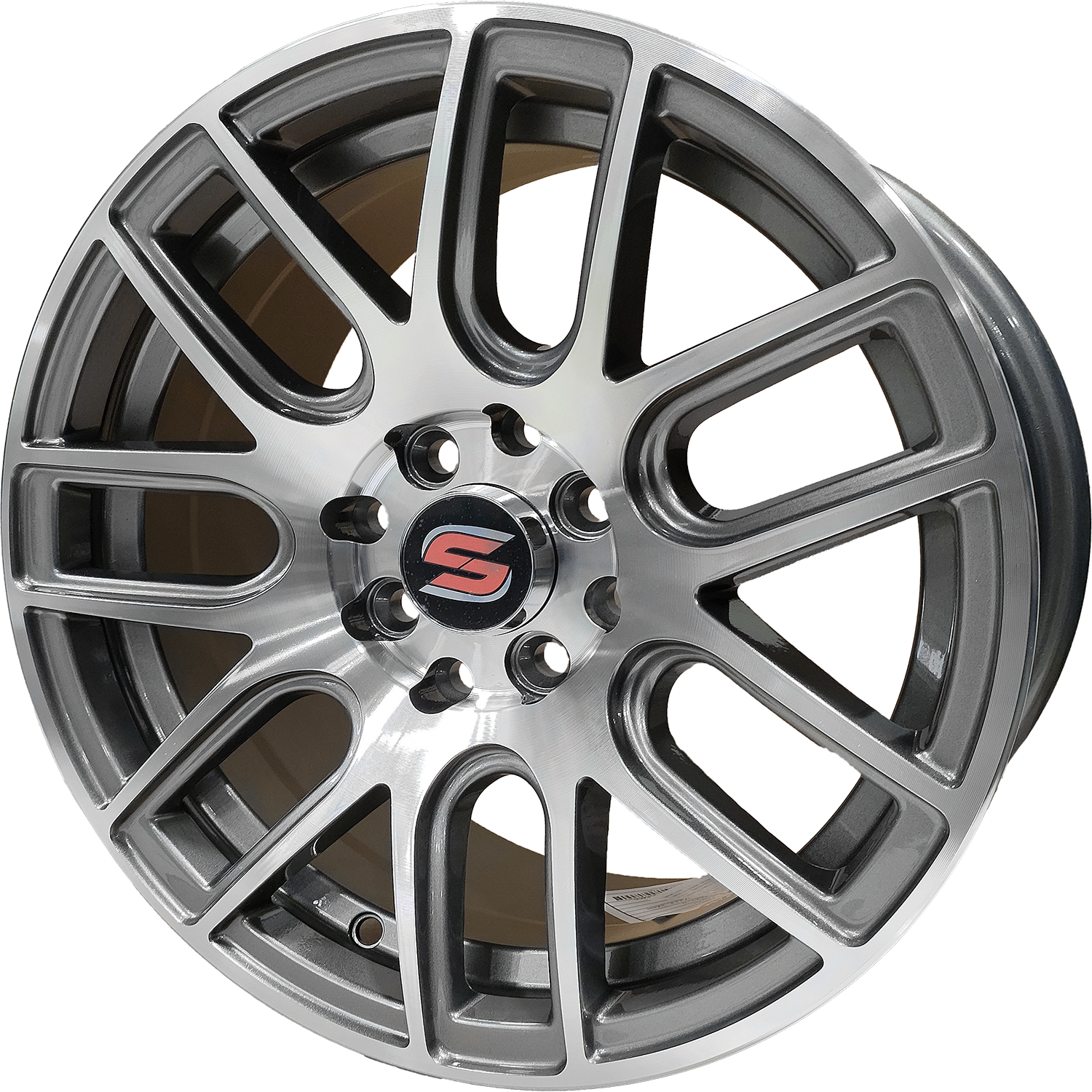14593 R15 4X100 GUNMETAL 15X7 